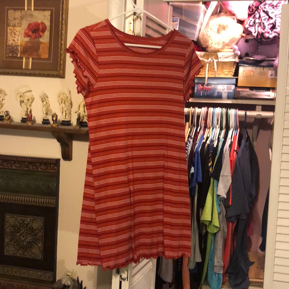 A striped dress